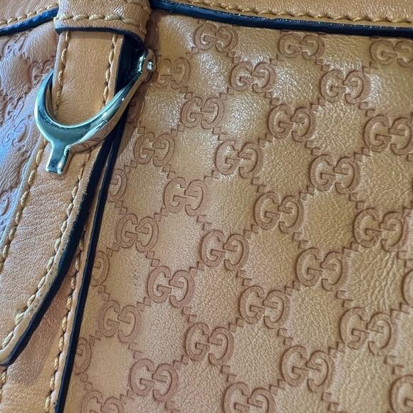 Gucci Orange Microguccissima Leather Medium Nice Tote - Picture 4 of 11